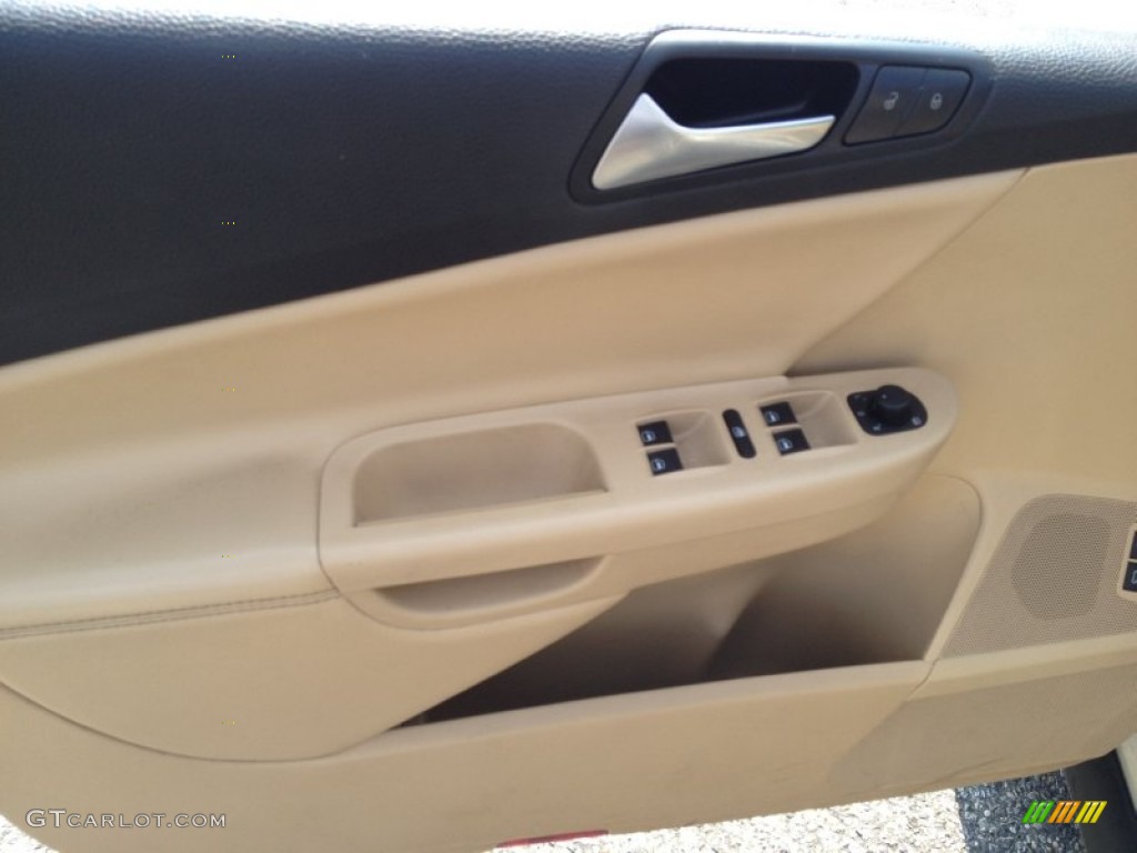 2009 Passat Komfort Sedan - White Gold Metallic / Cornsilk Beige photo #10
