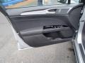 Charcoal Black 2014 Ford Fusion Hybrid SE Door Panel