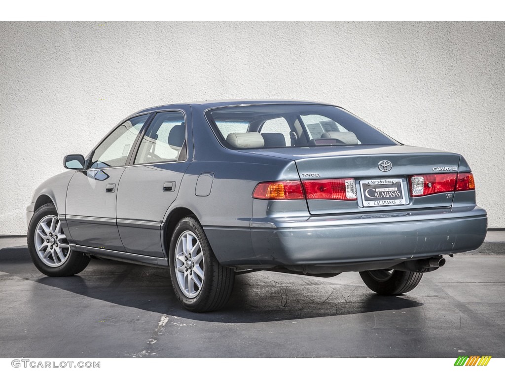 2000 Camry XLE V6 - Sailfin Blue Metallic / Oak photo #10
