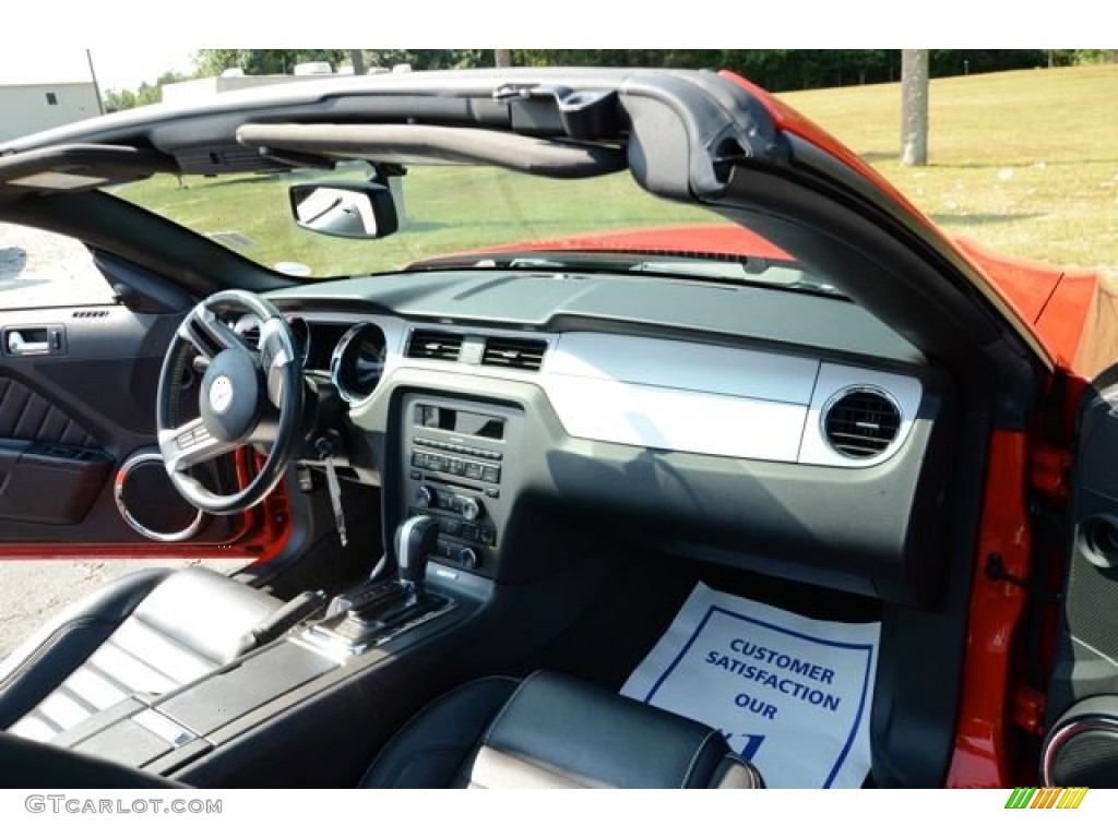 2013 Mustang V6 Premium Convertible - Race Red / Charcoal Black photo #19