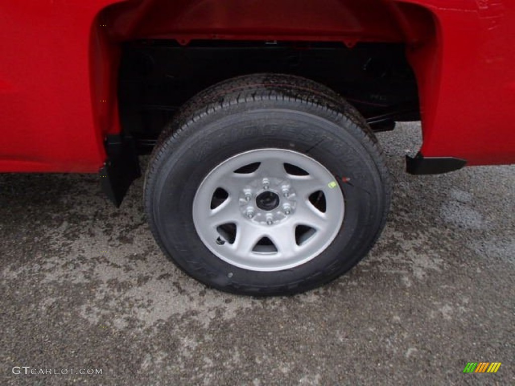 2014 Silverado 1500 WT Regular Cab - Victory Red / Jet Black/Dark Ash photo #9