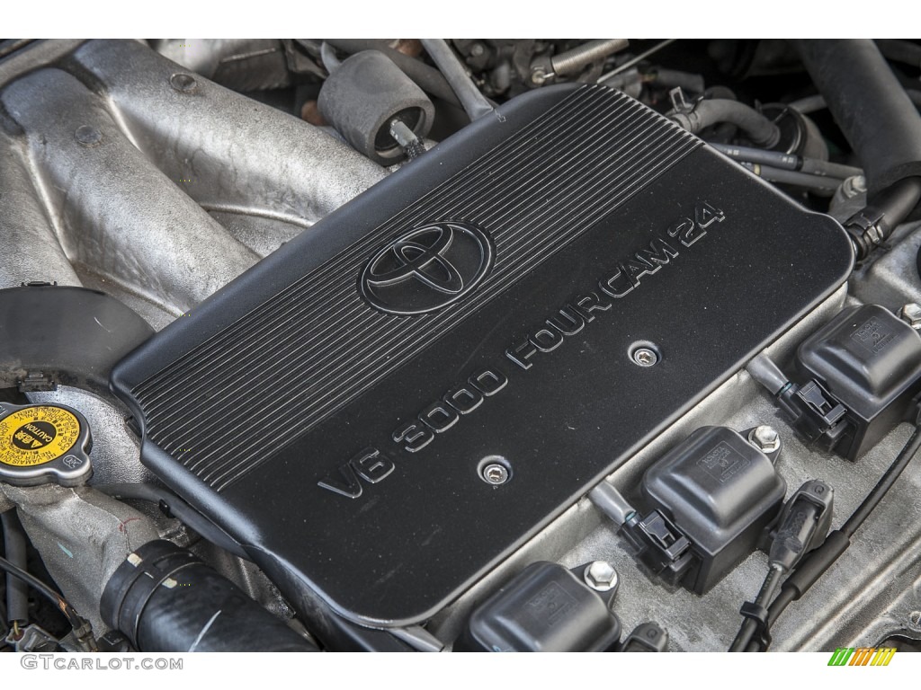 2000 Camry XLE V6 - Sailfin Blue Metallic / Oak photo #24