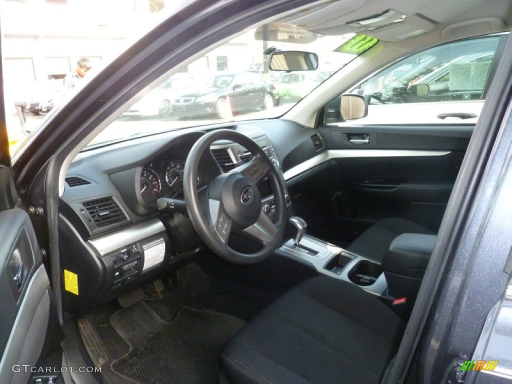 2011 Outback 2.5i Wagon - Graphite Gray Metallic / Off Black photo #6