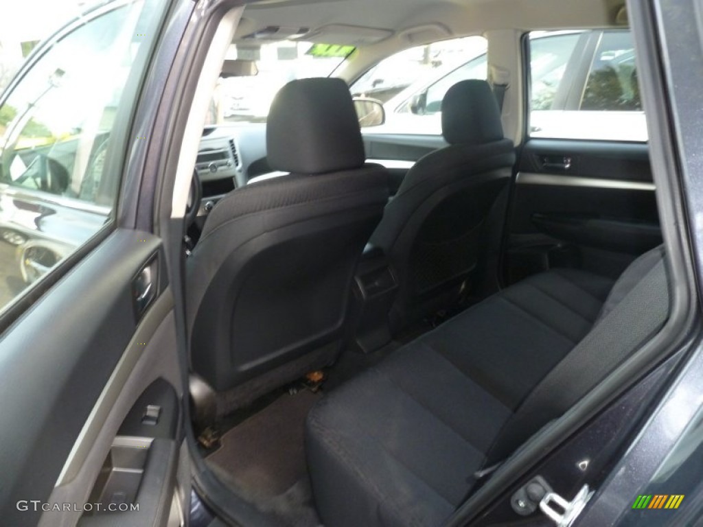 2011 Outback 2.5i Wagon - Graphite Gray Metallic / Off Black photo #7