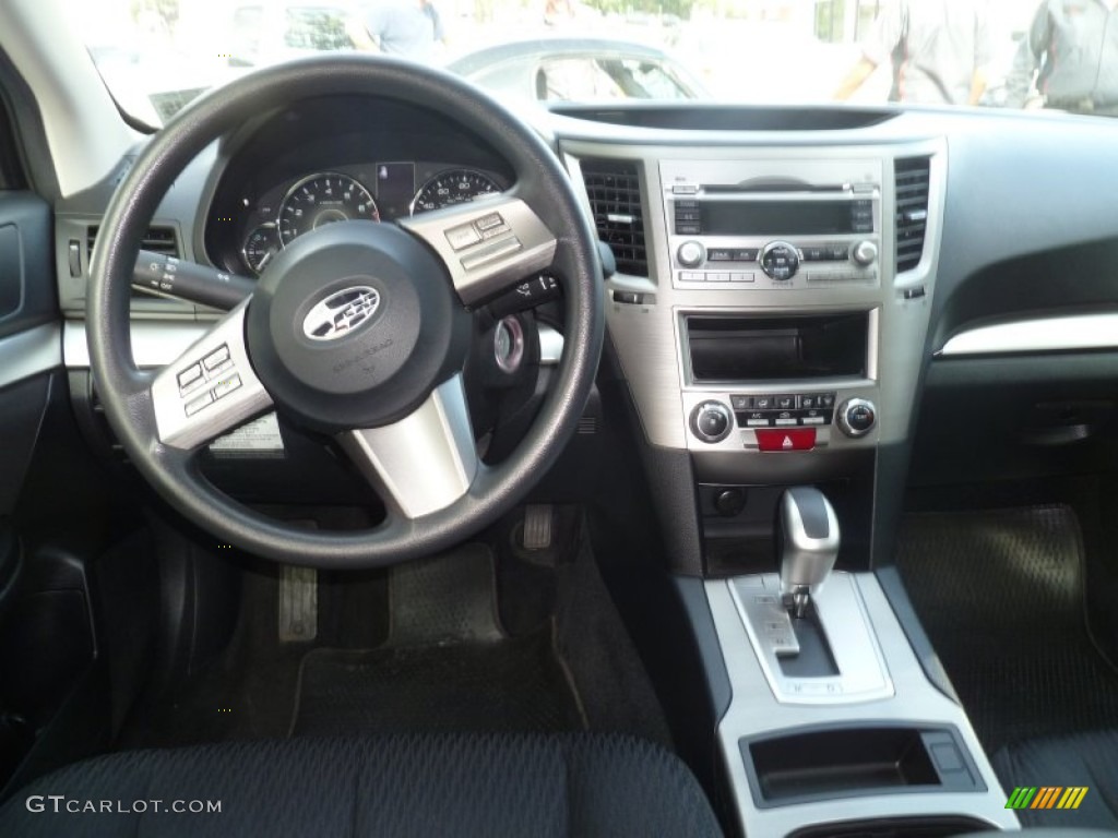 2011 Outback 2.5i Wagon - Graphite Gray Metallic / Off Black photo #8