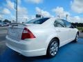 2011 White Platinum Tri-Coat Ford Fusion SE V6  photo #5