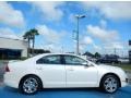 2011 White Platinum Tri-Coat Ford Fusion SE V6  photo #6