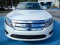 2011 White Platinum Tri-Coat Ford Fusion SE V6  photo #8