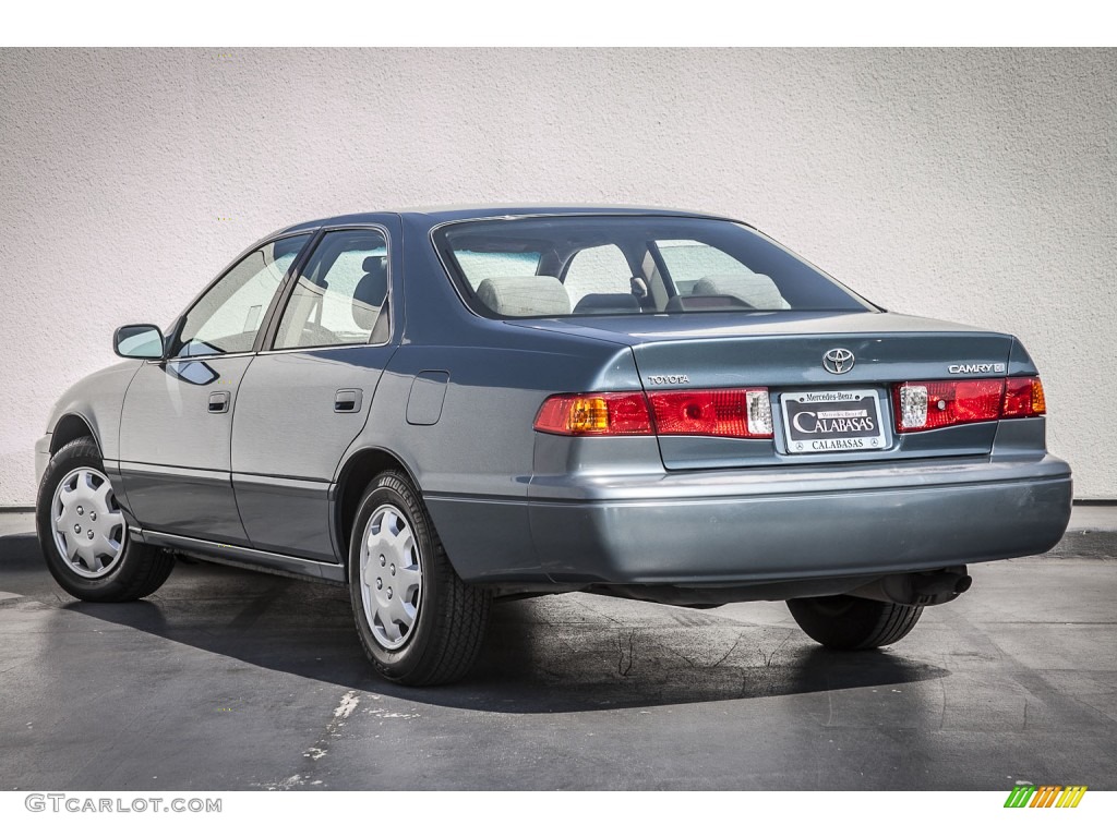 2001 Camry LE - Sailfin Blue Metallic / Oak photo #10