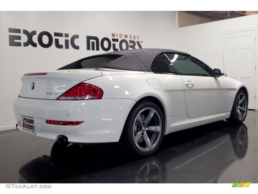 2010 6 Series 650i Convertible - Alpine White / Saddle Brown photo #25