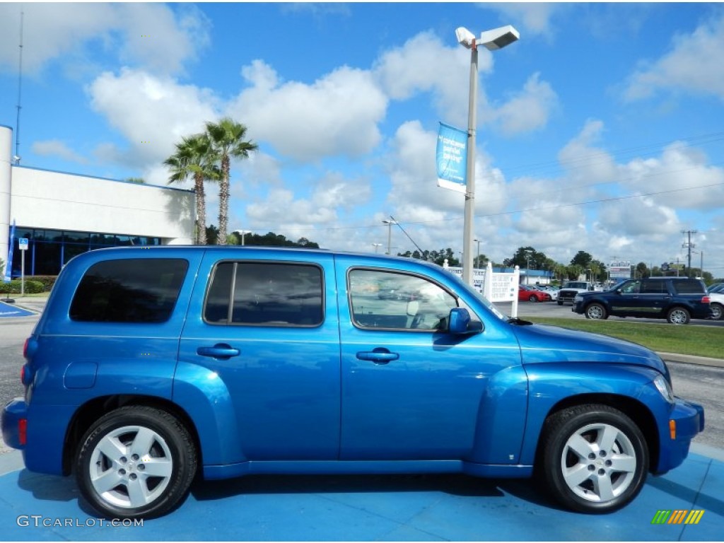 2009 HHR LT - Blue Flash Metallic / Cashmere photo #6