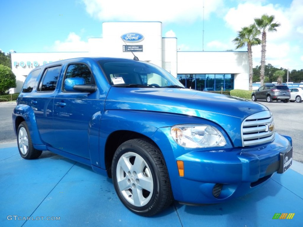 2009 HHR LT - Blue Flash Metallic / Cashmere photo #7