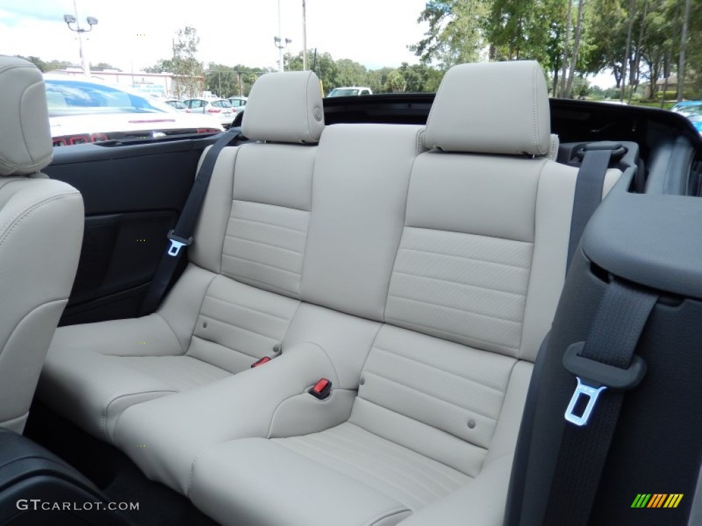 2014 Ford Mustang V6 Premium Convertible Rear Seat Photo #85657496