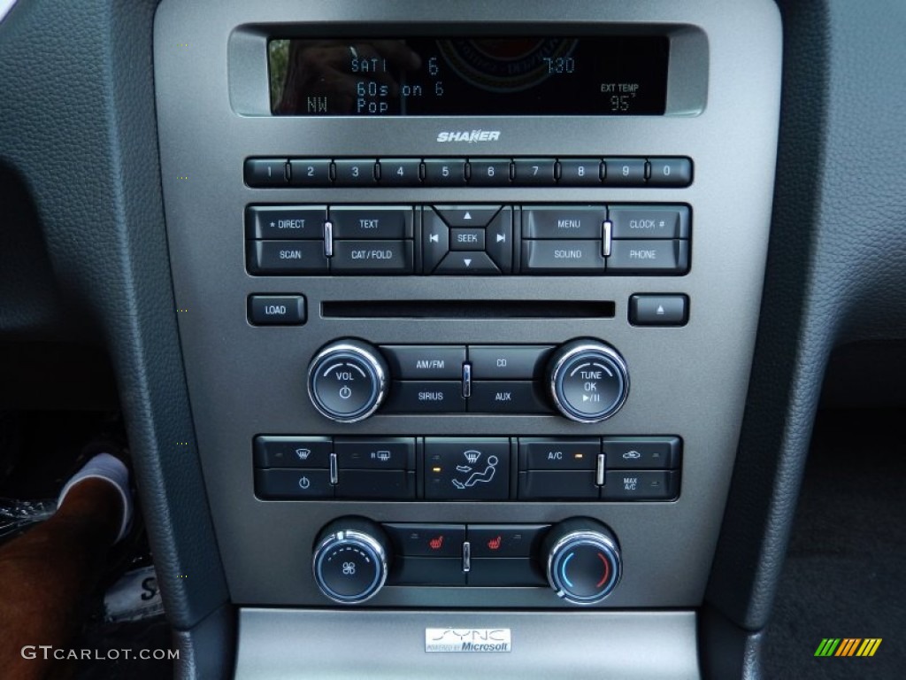 2014 Ford Mustang V6 Premium Convertible Controls Photo #85657569