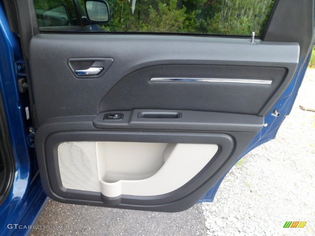 2009 Journey R/T AWD - Surf Blue Pearl / Dark Slate Gray/Light Graystone photo #14