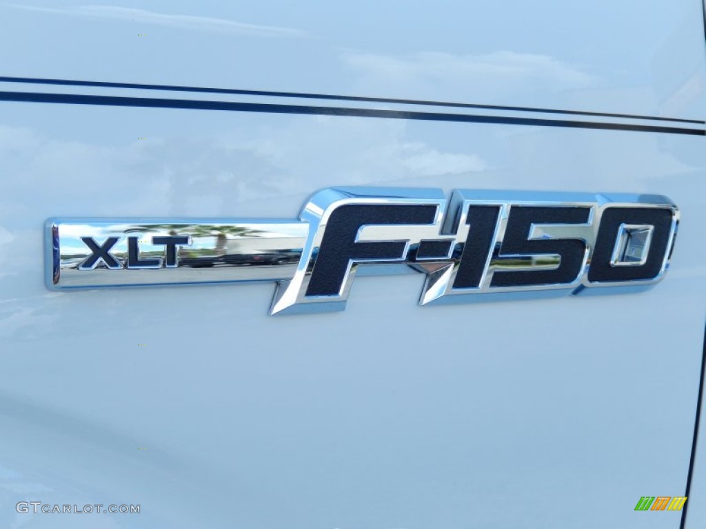 2013 F150 XLT SuperCab - Oxford White / Steel Gray photo #5