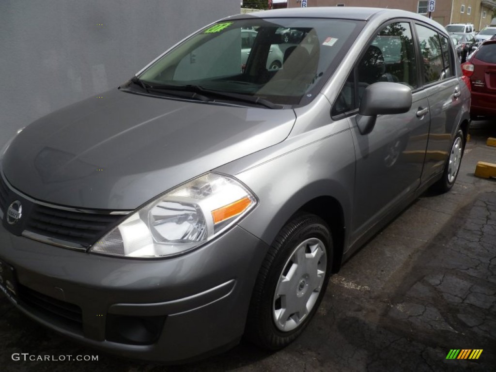 2007 Versa S - Magnetic Grey Metallic / Charcoal photo #3