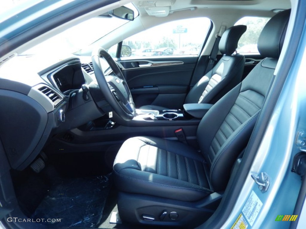 2013 Fusion Hybrid SE - Ice Storm Metallic / Charcoal Black photo #7