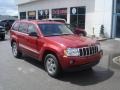 2006 Inferno Red Crystal Pearl Jeep Grand Cherokee Limited 4x4  photo #17