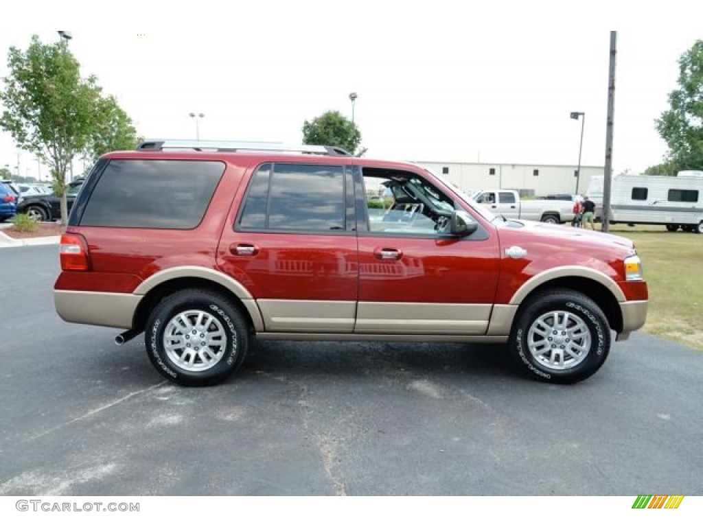 2014 Expedition King Ranch - Ruby Red / King Ranch Red (Chaparral) photo #4