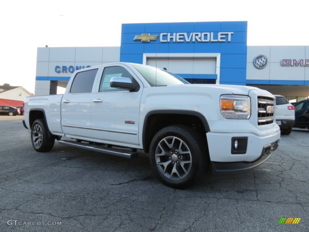 2014 Sierra 1500 SLT Crew Cab 4x4 - Summit White / Jet Black photo #1