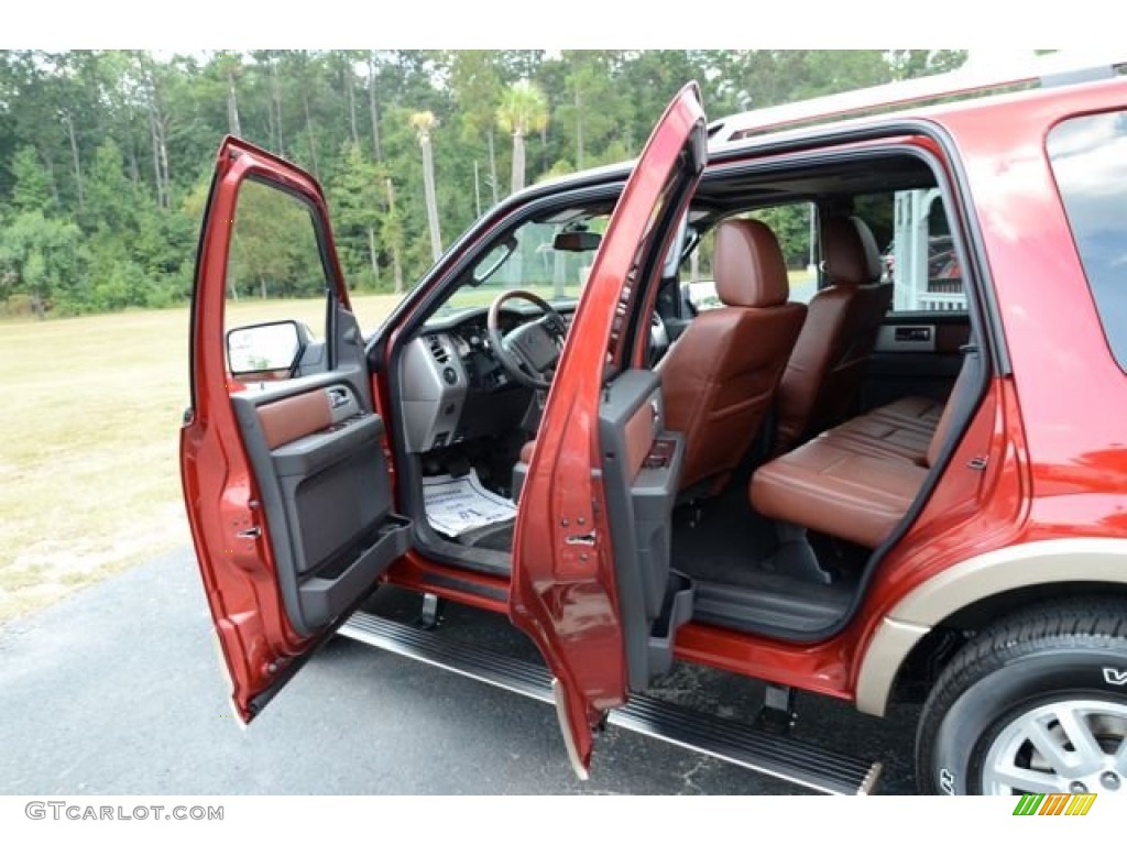 King Ranch Red (Chaparral) Interior 2014 Ford Expedition King Ranch Photo #85662122