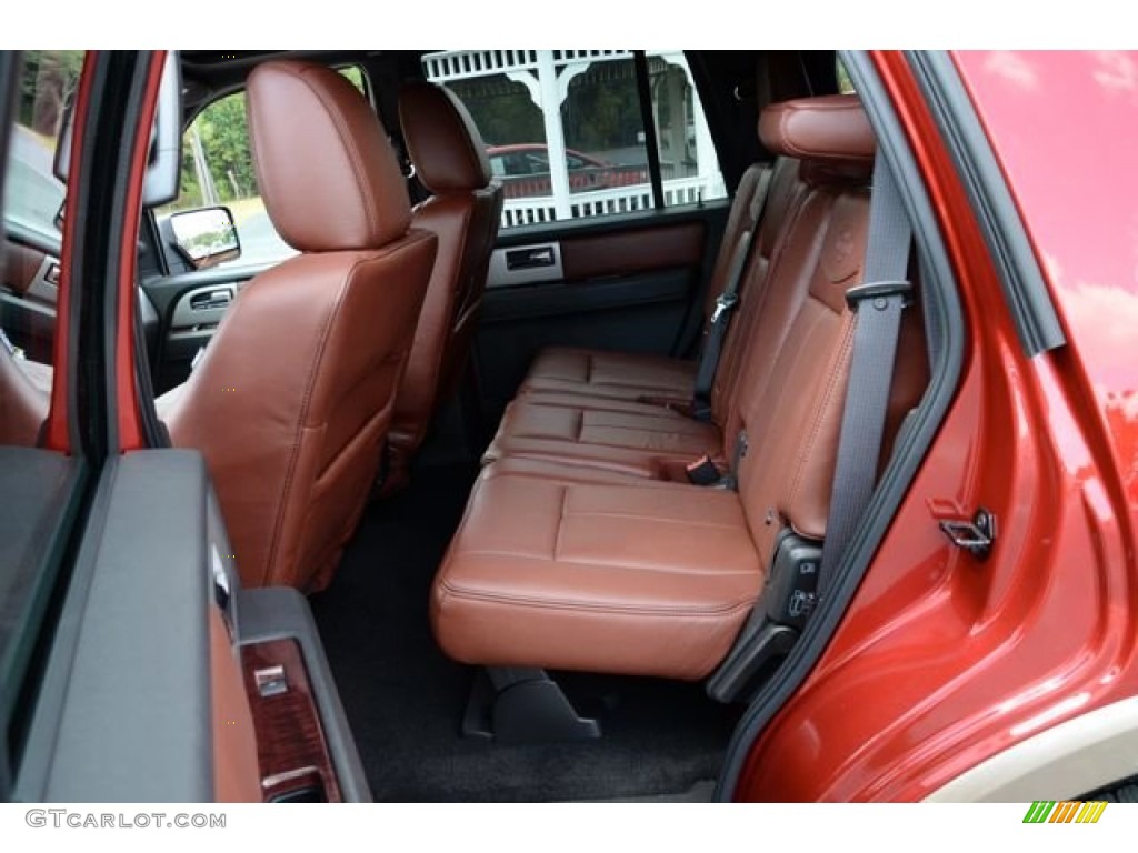 King Ranch Red (Chaparral) Interior 2014 Ford Expedition King Ranch Photo #85662137