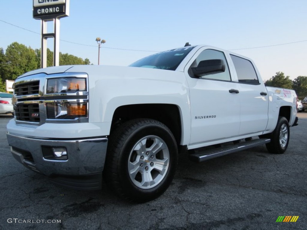 2014 Silverado 1500 LT Crew Cab - Summit White / Jet Black photo #3