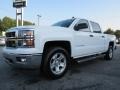 2014 Summit White Chevrolet Silverado 1500 LT Crew Cab  photo #3