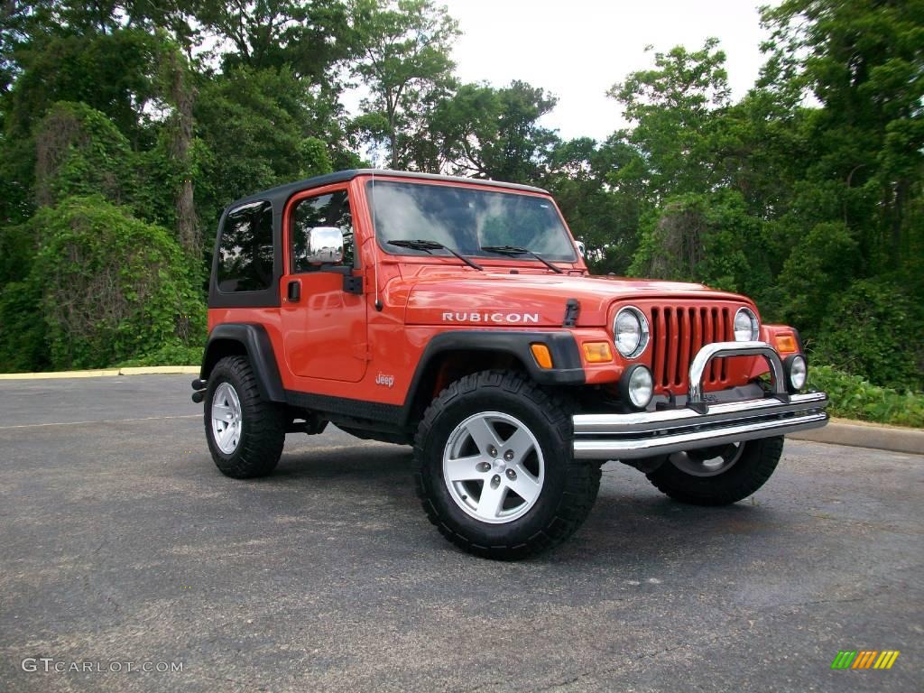 Impact Orange Jeep Wrangler