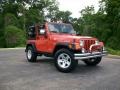 2006 Impact Orange Jeep Wrangler Rubicon 4x4  photo #1