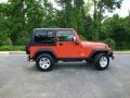 2006 Impact Orange Jeep Wrangler Rubicon 4x4  photo #2