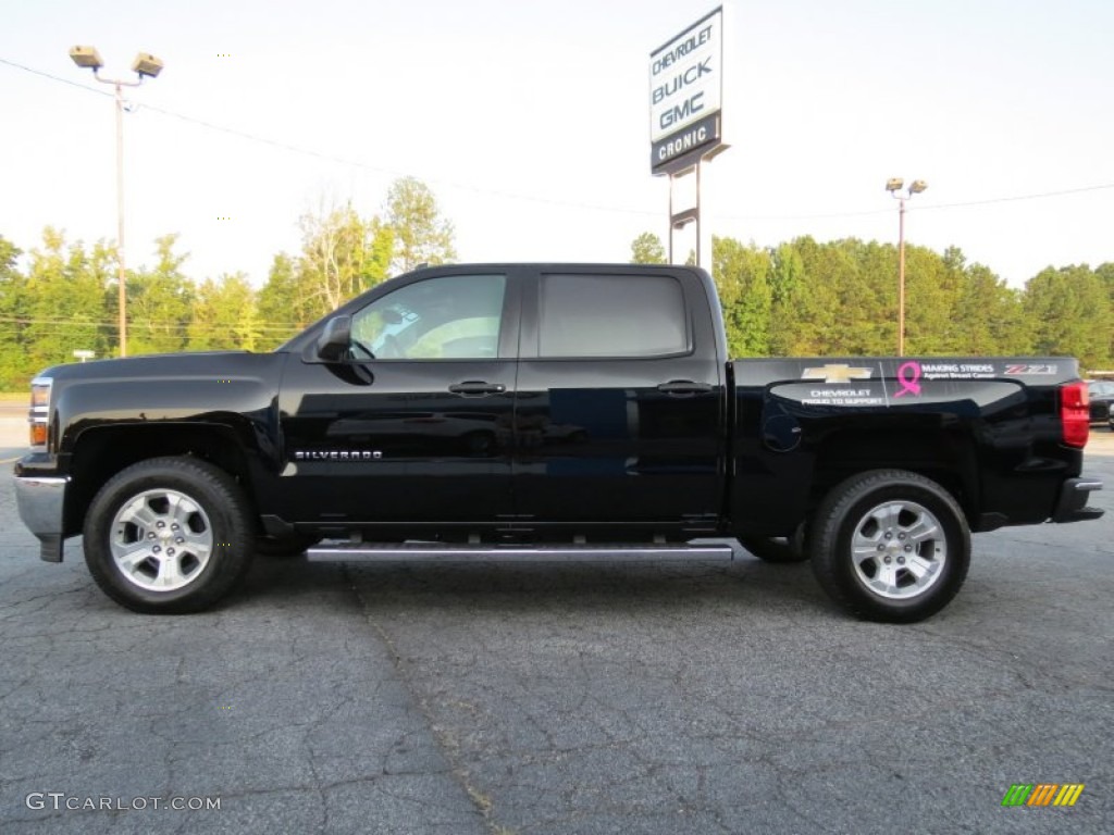 2014 Silverado 1500 LT Crew Cab - Black / Jet Black photo #4