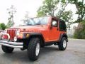 2006 Impact Orange Jeep Wrangler Rubicon 4x4  photo #7