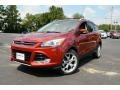 2014 Ruby Red Ford Escape Titanium 2.0L EcoBoost  photo #1