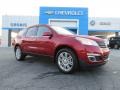 2014 Crystal Red Tintcoat Chevrolet Traverse LT  photo #1