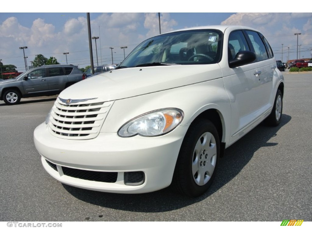 2009 PT Cruiser LX - Stone White / Pastel Slate Gray photo #1