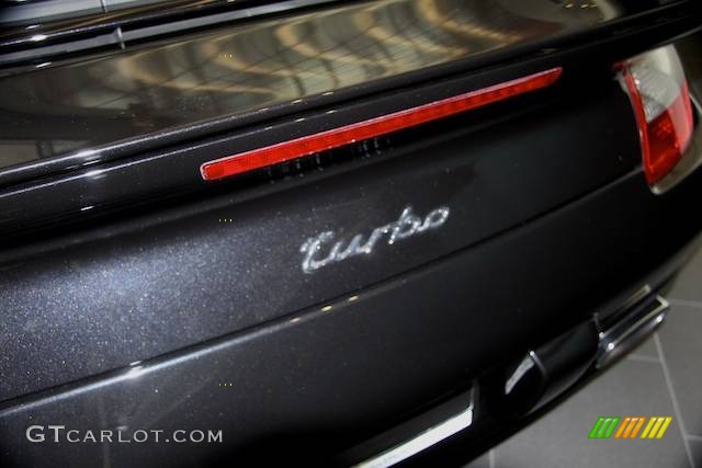 2008 911 Turbo Coupe - Basalt Black Metallic / Natural Brown photo #19