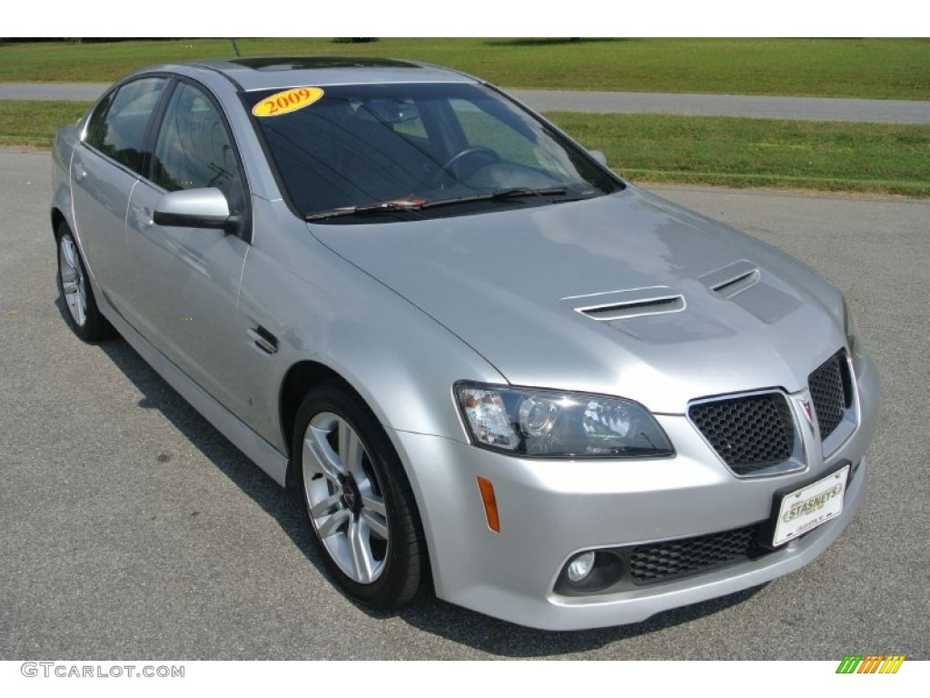 2009 G8 Sedan - Maverick Silver Metallic / Onyx photo #2