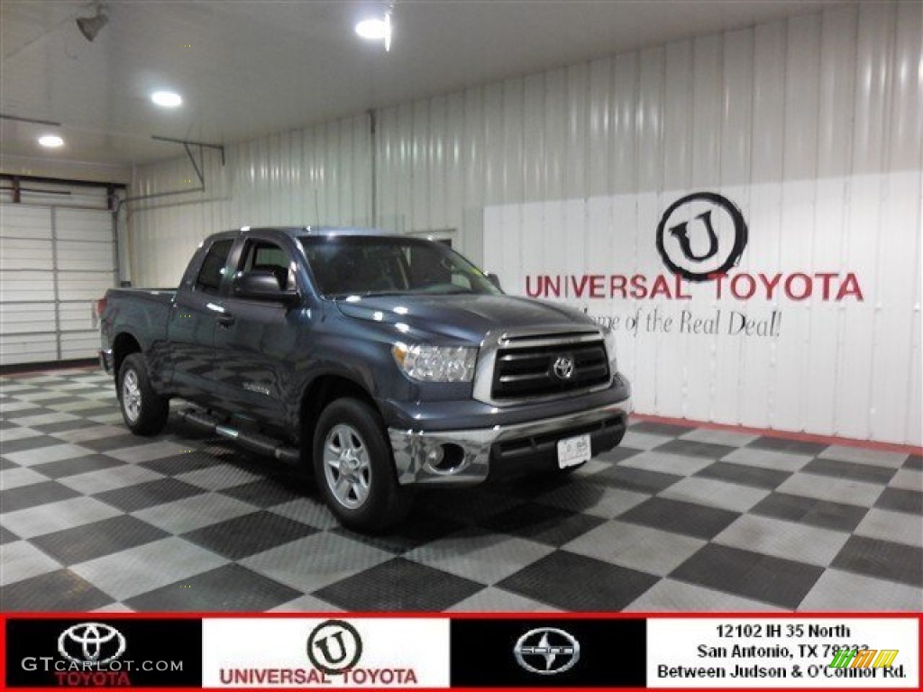 2010 Tundra SR5 Double Cab - Slate Gray Metallic / Graphite Gray photo #1