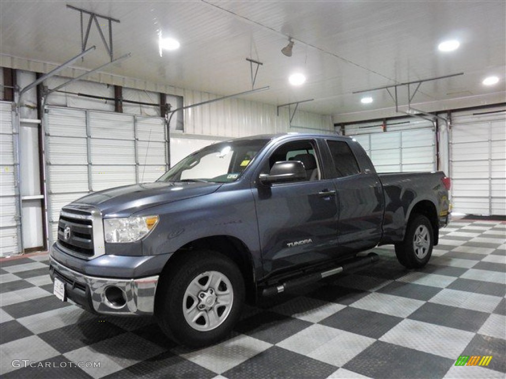 2010 Tundra SR5 Double Cab - Slate Gray Metallic / Graphite Gray photo #4