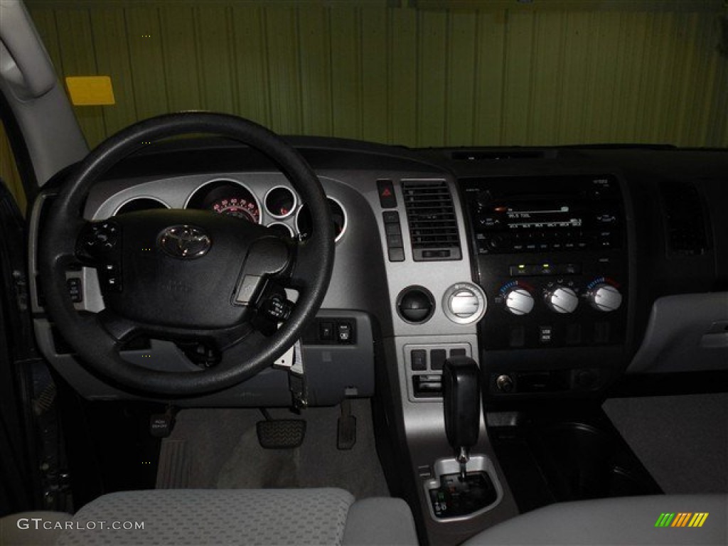 2010 Tundra SR5 Double Cab - Slate Gray Metallic / Graphite Gray photo #13