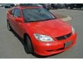 2004 Rally Red Honda Civic EX Coupe  photo #2