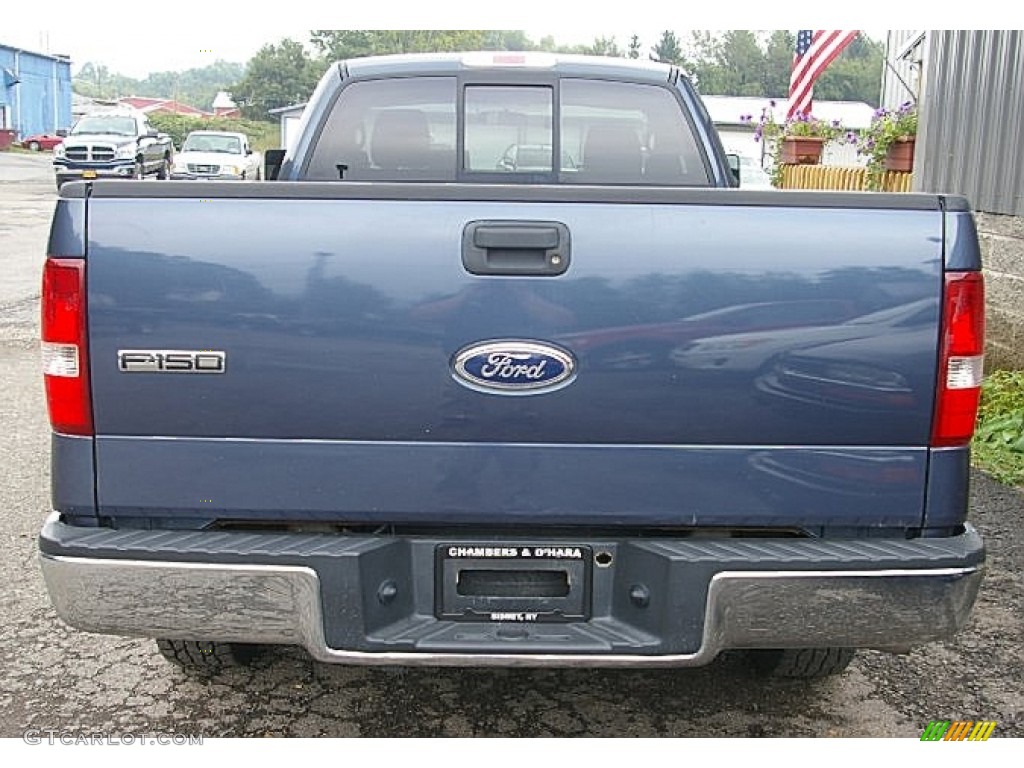 2005 F150 XL Regular Cab - True Blue Metallic / Medium Flint Grey photo #6