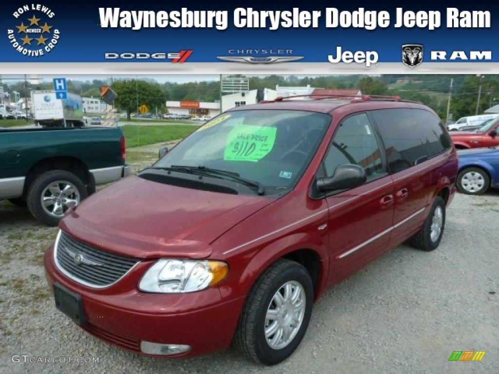 Inferno Red Tinted Pearlcoat Chrysler Town & Country