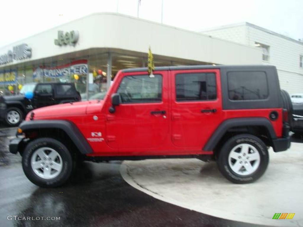 Flame Red Jeep Wrangler Unlimited