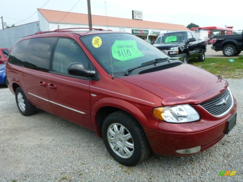 2004 Town & Country EX - Inferno Red Tinted Pearlcoat / Medium Slate Gray photo #7