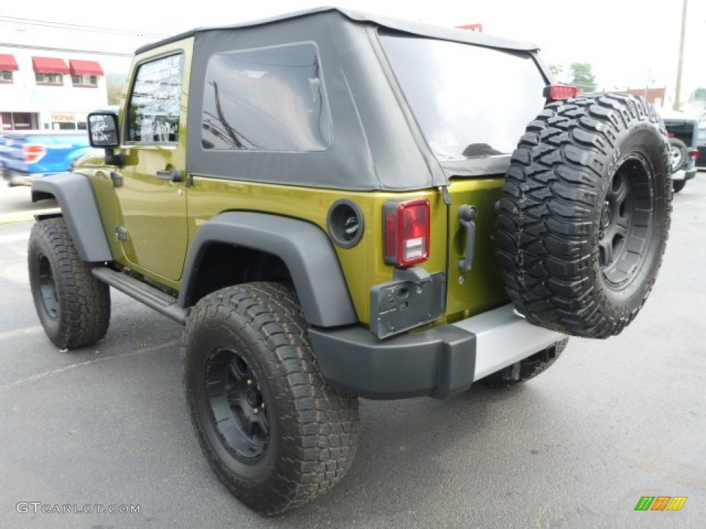 2007 Wrangler X 4x4 - Rescue Green Metallic / Dark Slate Gray/Medium Slate Gray photo #3