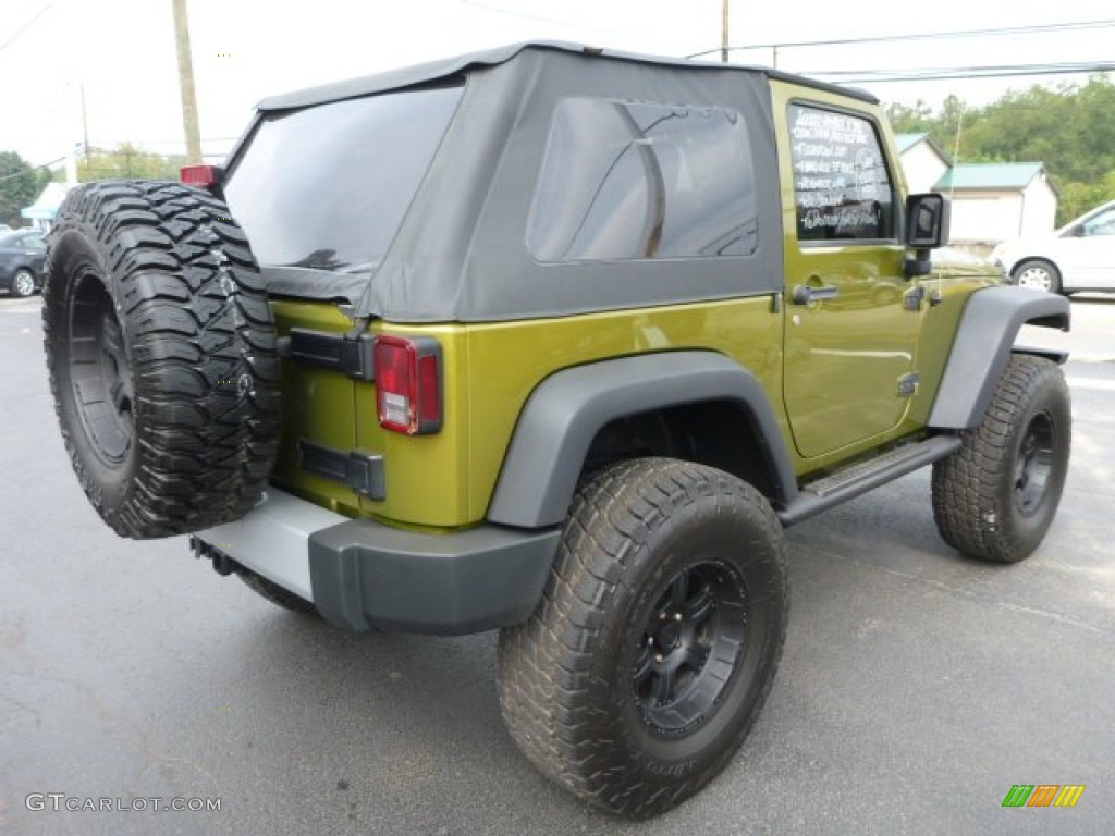 2007 Wrangler X 4x4 - Rescue Green Metallic / Dark Slate Gray/Medium Slate Gray photo #5