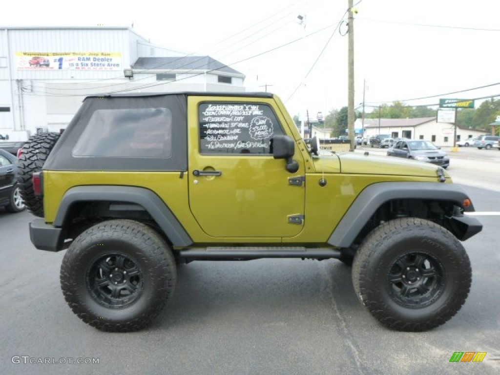 2007 Wrangler X 4x4 - Rescue Green Metallic / Dark Slate Gray/Medium Slate Gray photo #6